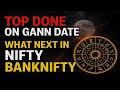 Gann date Combination of Time and Price II Nifty Banknifty Weekly Analysis
