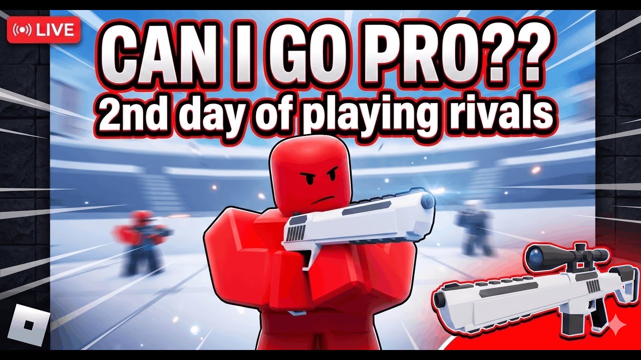 CAN I GO PRO?? Day 2 of Rivals Practice! Roblox High-Energy Live Stream (Portrait)