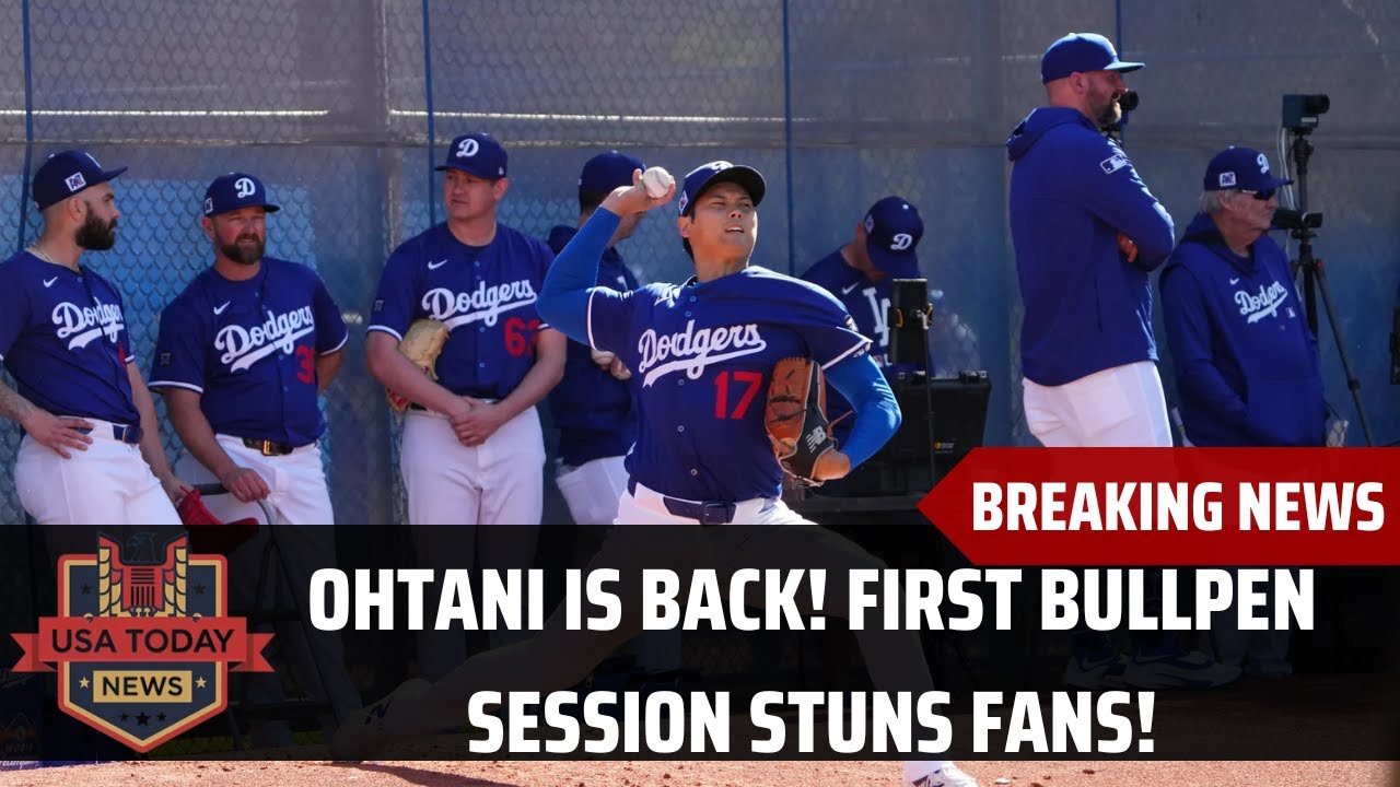 Bullpen Session Shohei Ohtani’s First Dodgers Bullpen Session Shocks Baseball World ...