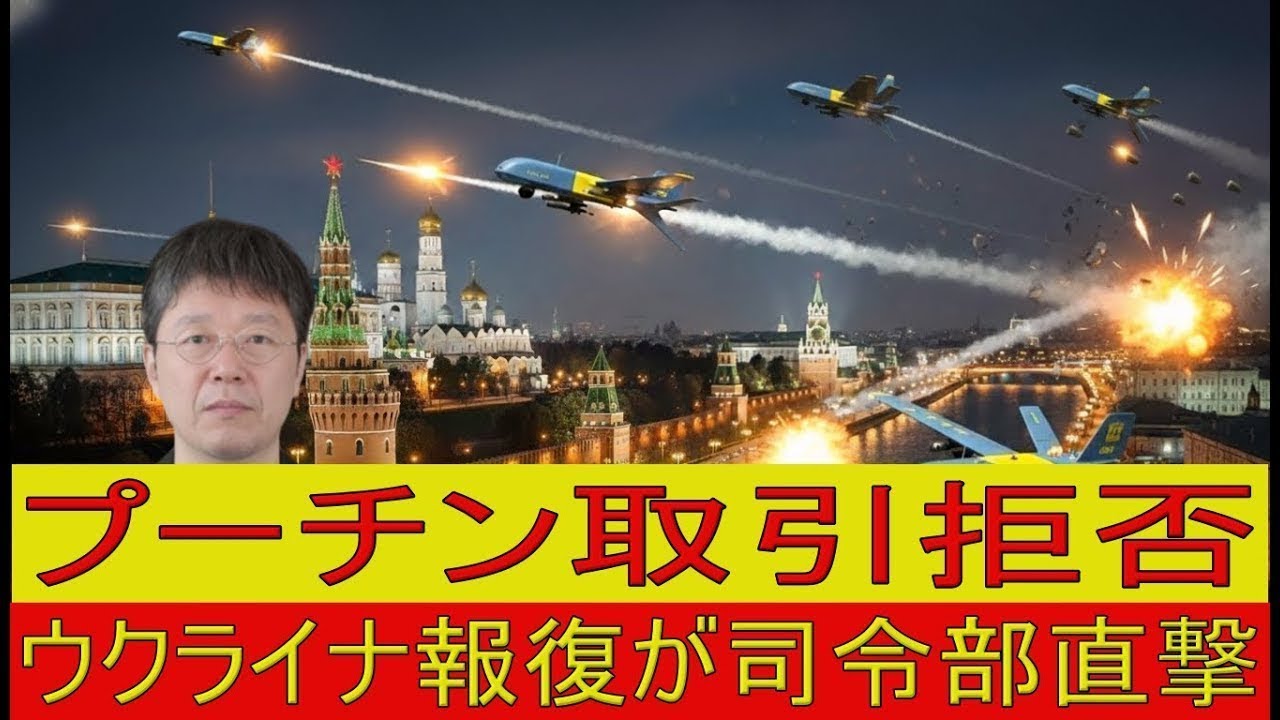 【緊急解説】プーチン防空網が激安ドローンに完敗　３５００万ドルのミサイルを空に捨てた「モスクワ暗黒の一夜」