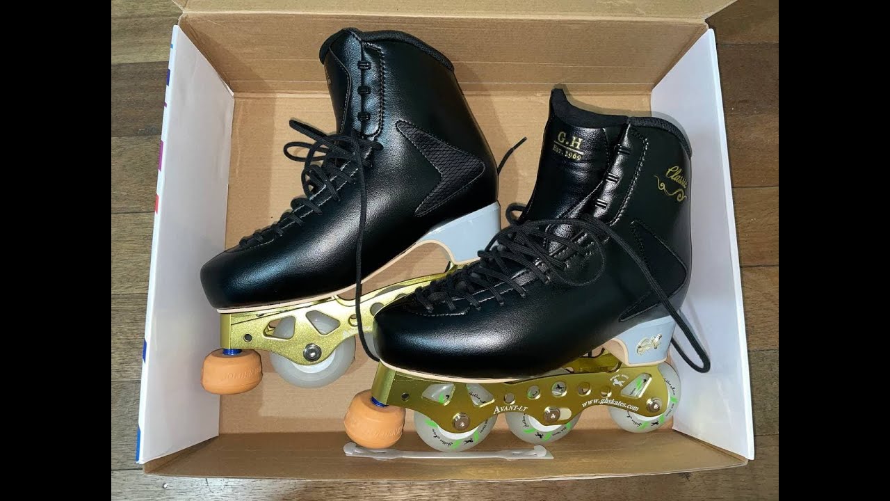 Axel jump progress on Inline Figure Skates YouTube