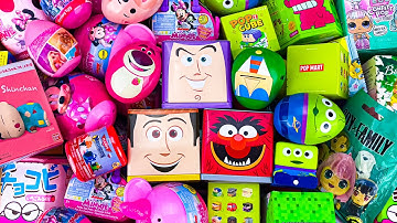 UNBOXING DISNEY SQUISHY Mystery Toys Series ASMR | NO TALKING