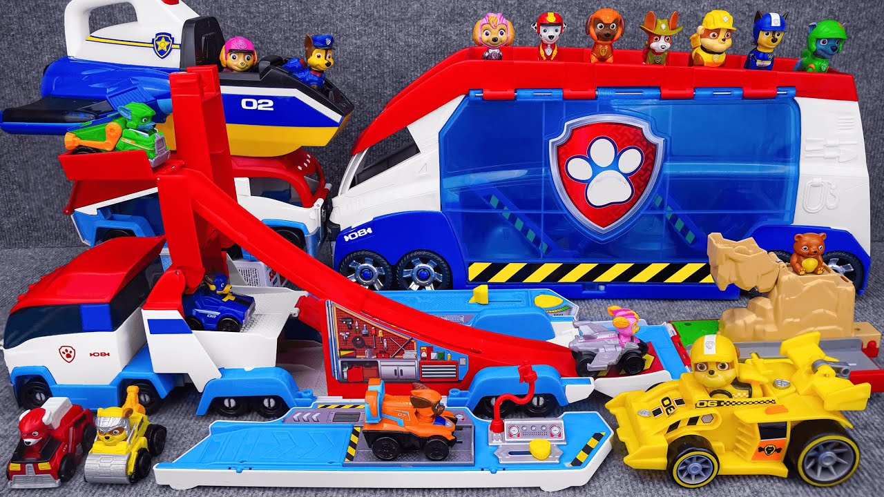 Unboxing Paw Patrol Vehicle Toy Series | PAW PATROL Launch'N Haul Toys Playset | Whale Patroller Toy