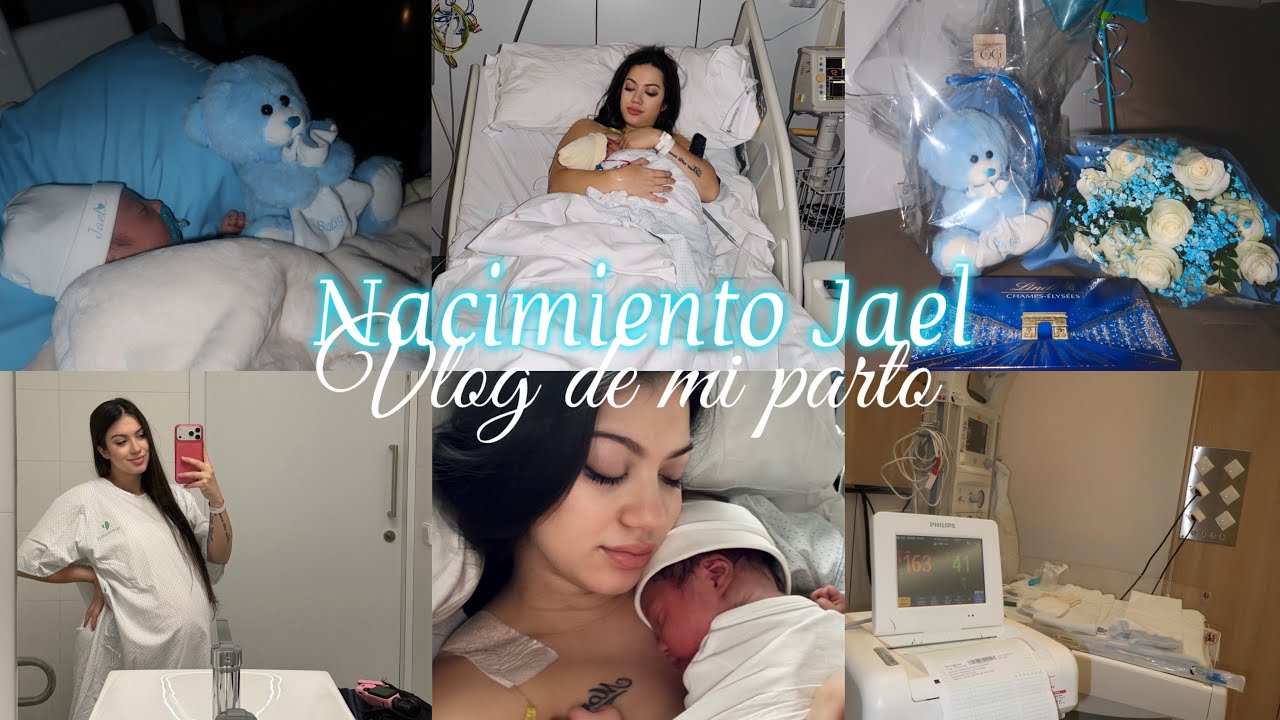 Vlog de mi parto inducido *acabamos en cesárea de urgencia* | NACIMIENTO JAEL 👶🏻🩵 25/01