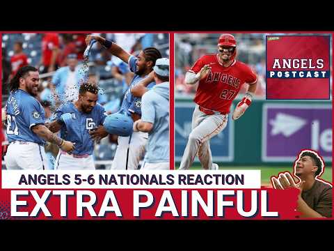 ANGELS POSTCAST: Halos mounting late-inning comeback vs Nationals post-trailing 4-0 in Washington DC