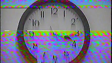 Trippy Visual Melty Wall Clock //VHS EFFECT// VidTii Free Stock Footage