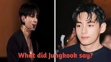 JUST NOW! Jungkook Finally Speaks Up... Taehyung