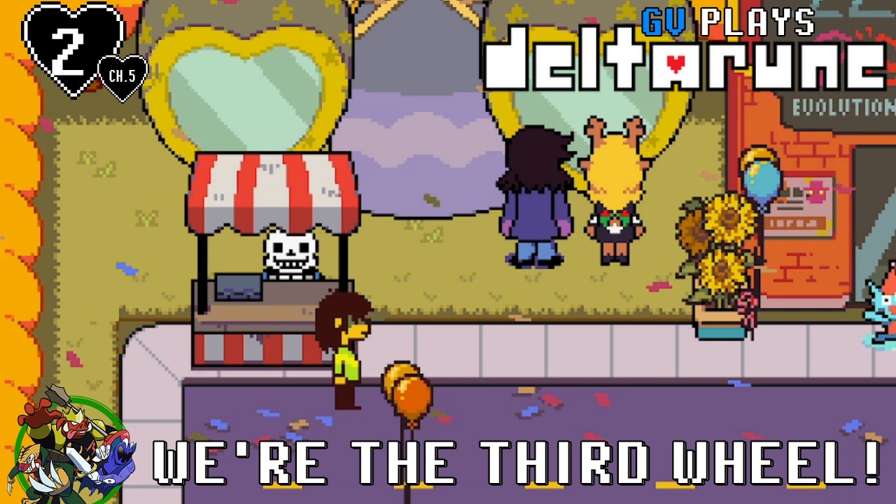 Third Wheeling Around Town! (Episode 2) Deltarune: Chapter 5