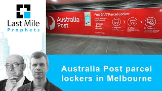Australia Post parcel lockers in Melbourne CBD