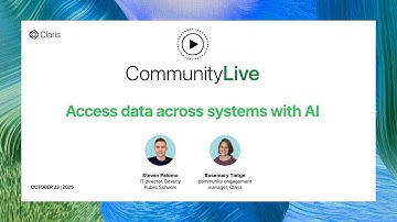 Community Live 35 Access data across systems with AI