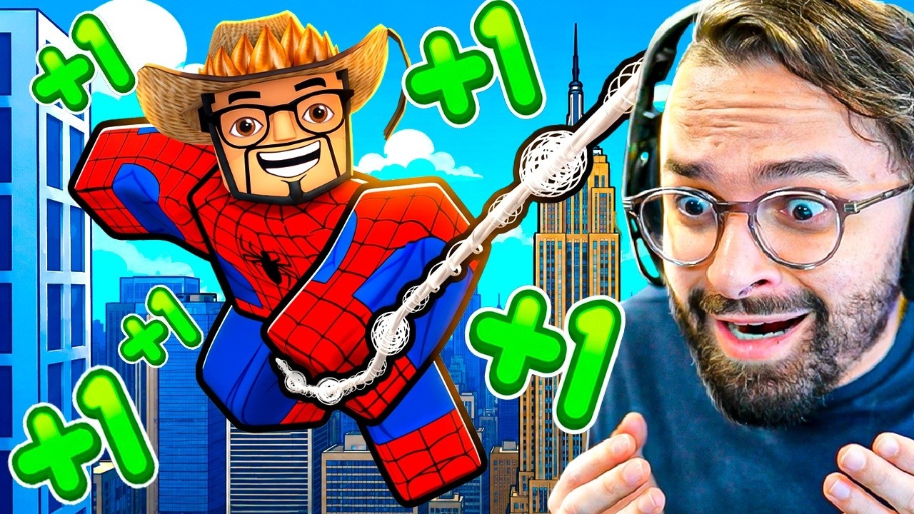 GANHEI OS PODERES DO HOMEM-ARANHA NO ROBLOX! 🕷️😱