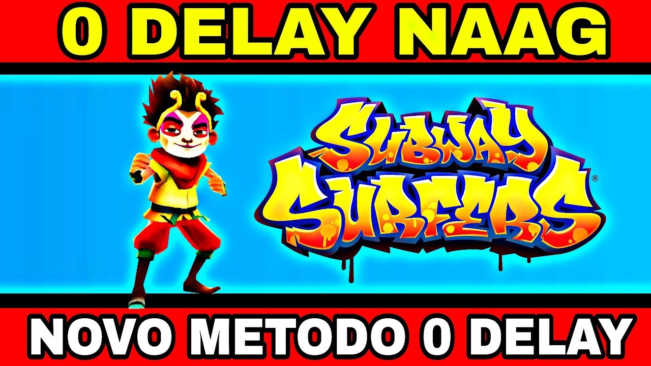 Método de ser 0 delay no Subway Surfers ! Emulador e Celular novo método 2.0  na NOVA Atualização 