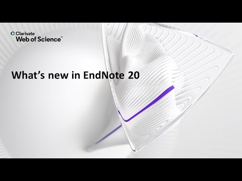 What's new in EndNote 20