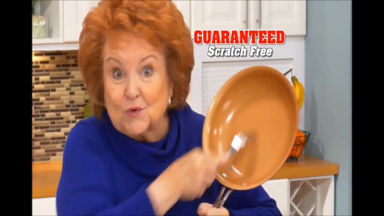 Red Copper Pan As Seen On TV 