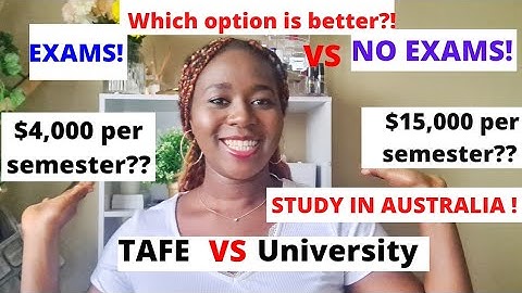 TAFE VS UNIVERSITY IN AUSTRALIA WHICH ONE IS BETTER| STUDY IN AUSTRALIA| #Internationalstdentinaus