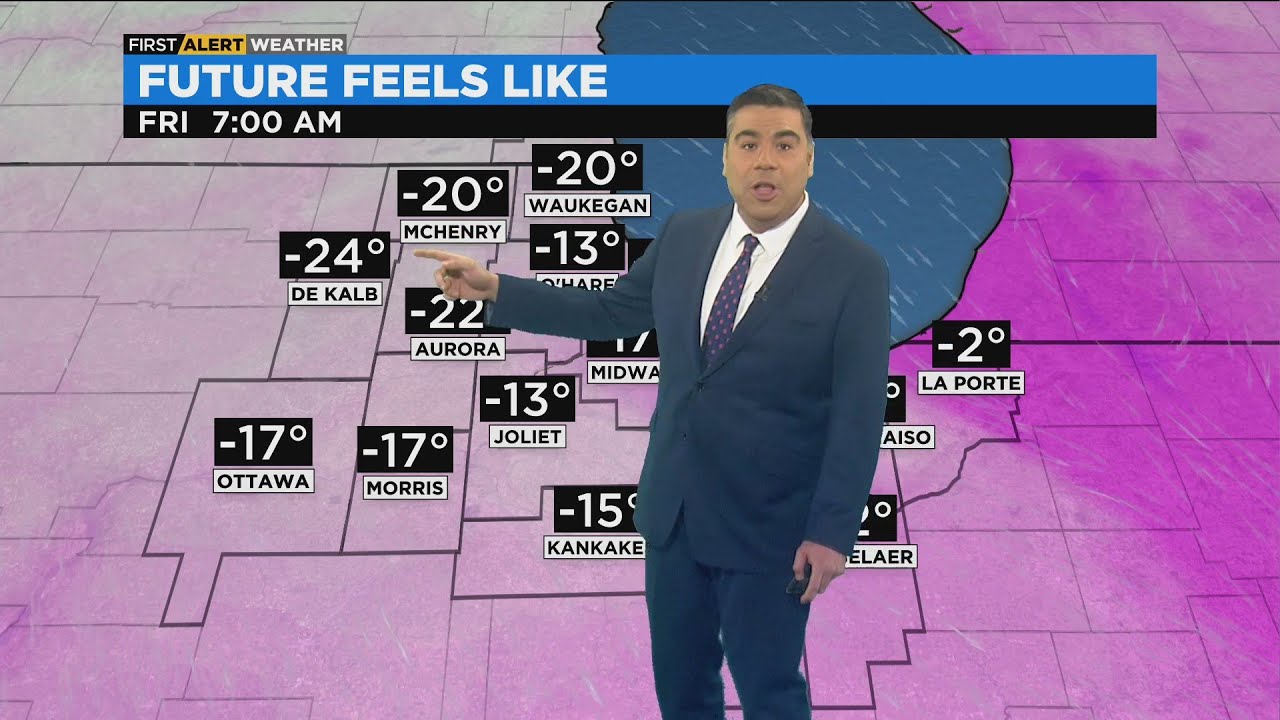 Chicago First Alert Weather: Another cold blast on the way - YouTube
