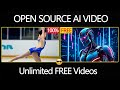 NEW OPEN SOURCE AI VIDEO RANKS NO 1 Beats Sora 2: Create UNLIMITED Videos for FREE (100% UNLIMITED)