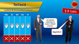 § 8 TzBfG // Teilzeit - 👨🏼‍🎓 EINFACH ERKLÄRT 👩🏼‍🎓