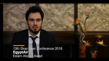 Sirax Customer Statement – Egypt Air / Lufthansa Systems