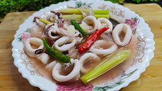MASAKAN MUDAH SOTONG SINGGANG KETUK SERAI