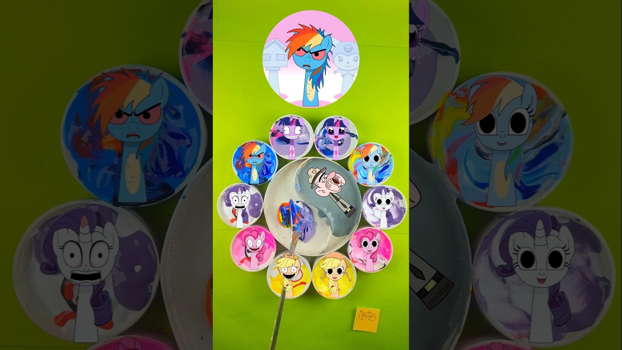 Sprunki 🎵 Mixing Colors 🌈 My Little Pony 🦄 Twilight Sparkle 🟣 Rainbow Dash 🌈 Rarity ⚪️