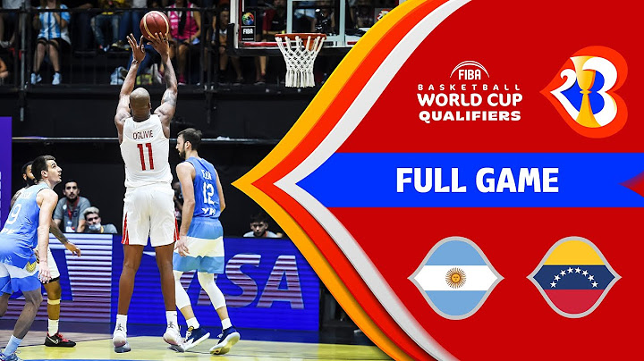 Argentina v Venezuela | Full Basketball Game | #FIBAWC 2023 Qualifiers