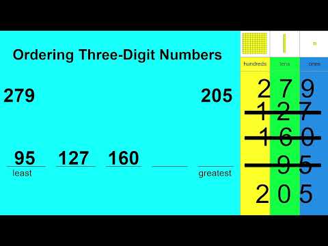 Grade 2: Math Lesson #78 Ordering Three Digit Numbers