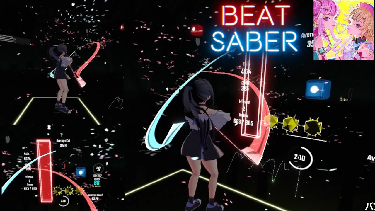 【ビートセイバー】バブリン  - HIMEHINA (musicるTV 2025年7月 O.P) / Mapper  KyouArashi