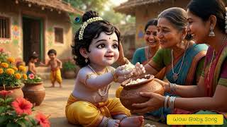 Achyutam Keshavam Krishna Damodaram ✨Little Krishna's Heartwarming Forest, River &amp; Village Adventure