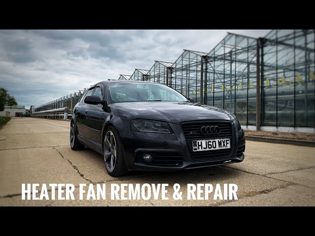 Audi A3 heater fan repair - YouTube