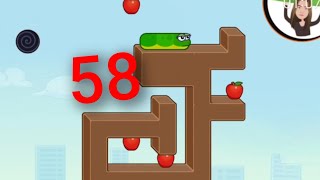 Snake Puzzle Slither to Eat gameplay walkthrough New game 58