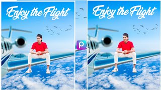 🔥Picsart background change photo editing || Picsart photo editing kaise karen || Picsart airplane screenshot 5