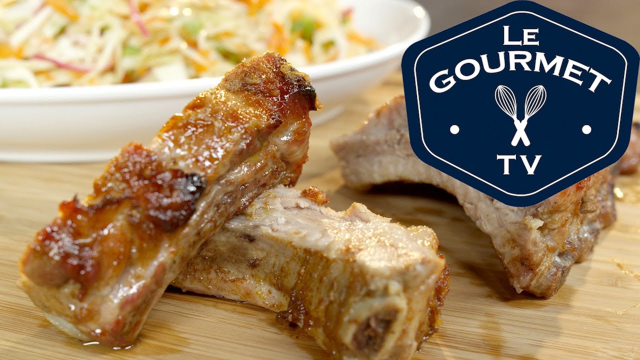 Vinegar and Spice Oven Ribs Recipe LeGourmetTV YouTube