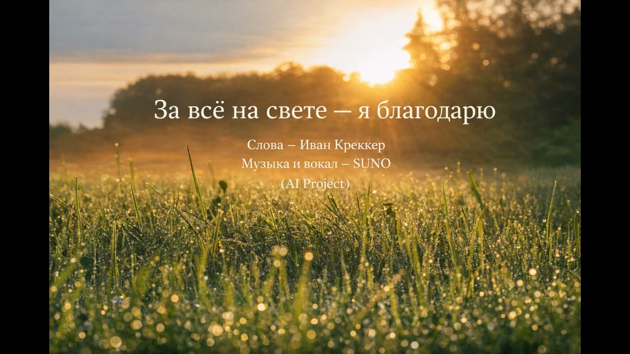 За всё на свете я благодарю