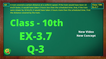 Ex 3.7 Q3 Class10 | Linear Equation in Two Variable | Exercise 3.7 | Class10 Ex 3.7 Q3 | Green Board