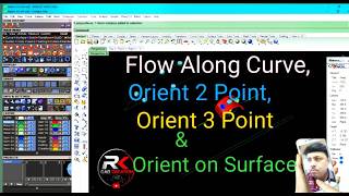 Matrix 9 Tutorial  Flow Along Curve, Orient 2 Point, Orient 3 Point & Orient on Surface