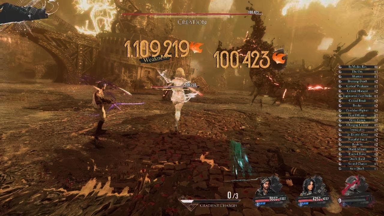 Clair Obscur: Expedition 33 Maelle High Critical Damage Build with Offensive stance Seashelum