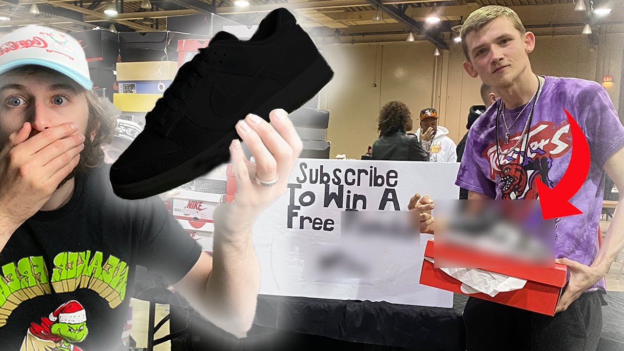 I GAVE THIS BRAND NEW SHOE TO A SUBSCRIBER YouTube