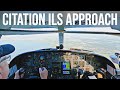Citation II Approach into KATW | ILS RWY 30