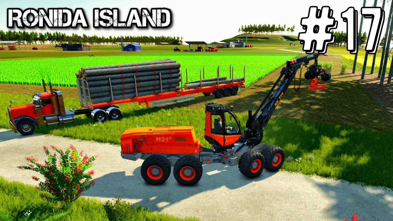 Карта острова Ронида, покадровая съёмка, эпизод № 17, Farming Simulator 25, геймплей fs25