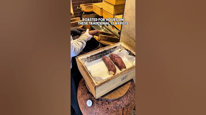 Amazing #sweetpotato #PurpleSweetPotato #yakiimo #焼き芋 in #ginza #tokyo #japan so beautiful #souvenir