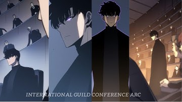 Sung Jinwoo’s Entry at the International Guild Conference – Solo Leveling Hunter Meeting
