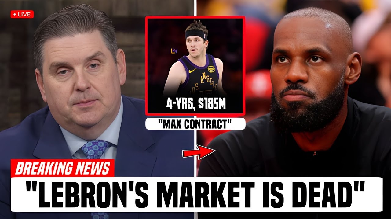 Windhorst UNCOVERS LeBron's STRUGGLING Market After Lakers Give Reaves $185M!