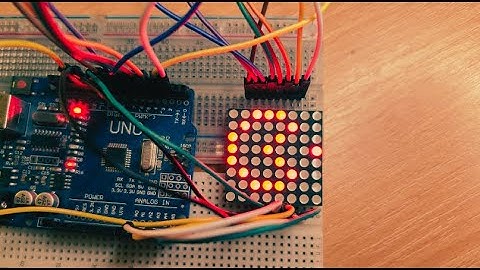 Arduino 8x8 LED Matrix PacMan