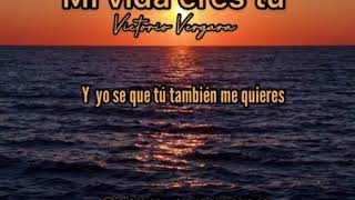 Miniatura de "Victorio Vergara & El Plumas Negras - Mi vida eres tú (Video Lyrics)"