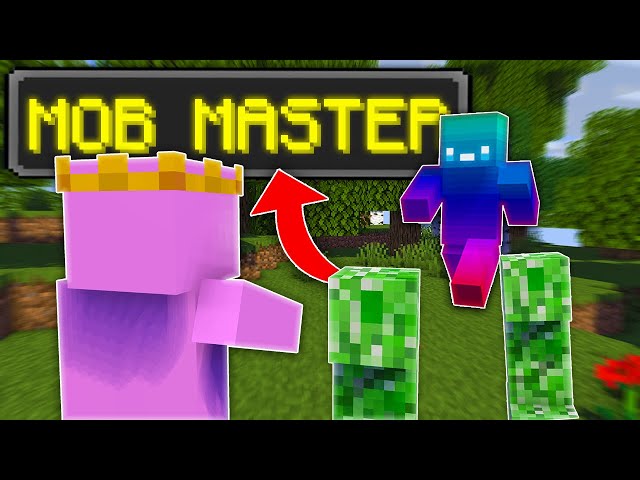 Minecraft Manhunt, But I'm a Mob Master (Ft. AntVenom, BajanCanadian)