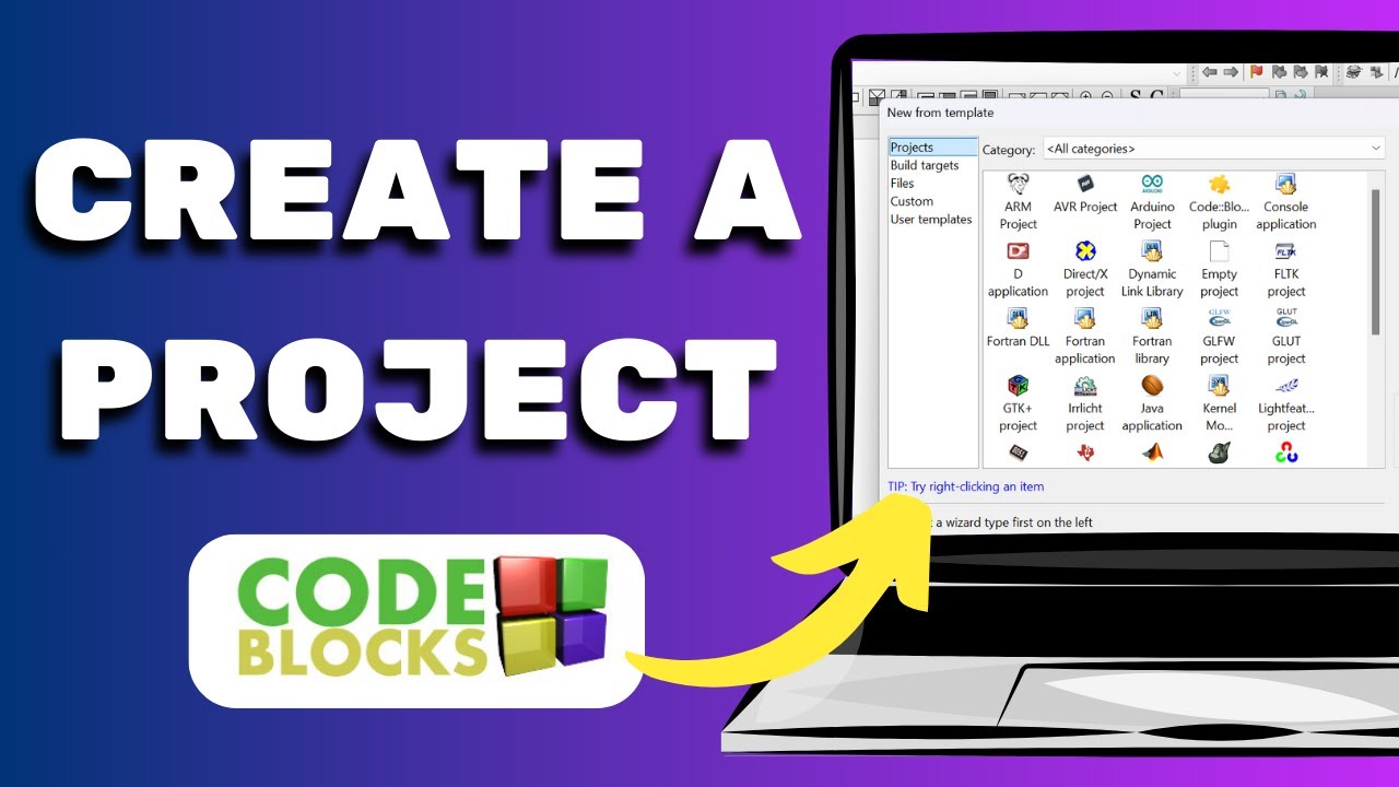 How To Create A Project on Code Blocks (Full Guide 2025) - YouTube