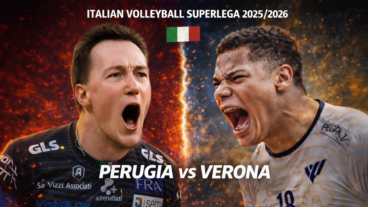 Verona vs Perugia | Italian Volleyball SuperLega 2025/2026