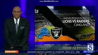 Ktla 5 news at 11pm "sports final" open august 10, 2018