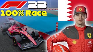 F1 23 - Let's Make Leclerc World Champion #1: 100% Race Bahrain